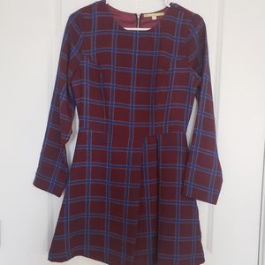 Gianni Binion Plaid Dress Small